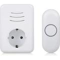 Byron DBY-22313 Trådløst dørklokkesæt - EU-stik - Hvid