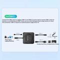 C-HD019 USB-C switch med tovejsfunktion – 8K/10 Gbps/100W – sort