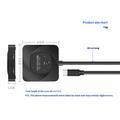 C-HD019 USB-C switch med tovejsfunktion – 8K/10 Gbps/100W – sort