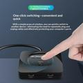 C-HD019 USB-C switch med tovejsfunktion – 8K/10 Gbps/100W – sort