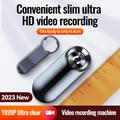 C20 Mini Body Camera 1080p med bagklips, stemmeoptager, 128GB kort - sort