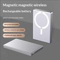 C26 10000mAh magnetisk powerbank med 18W USB-C-hurtigopladning - sølv