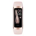 C60 1.1 tommer vandtæt smartur med pulsmåler til måling af blodets iltindhold og kropstemperatur Fitness Tracker Sports Smart Wristband - Pink