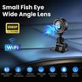 C8 Mini WiFi Sikkerhedskamera med 64GB hukommelseskort - Sort