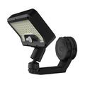 CCP0144 Solcelledrevet væglampe med 92 LED'er og bevægelsessensor - IP65 - Hvidt lys