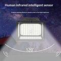 CCP087 190 LED-solcellelampe til haven med bevægelsessensor - hvidt lys