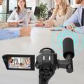 CD-V02 8K-videokamera med WiFi og 8x optisk zoom - sort