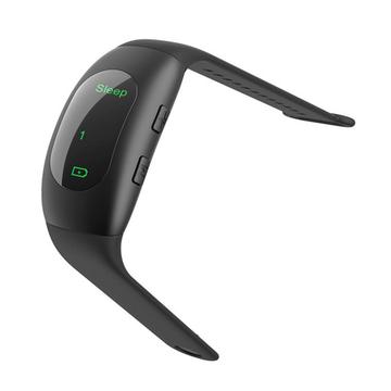 CES Mikrostrøms søvnhjælp-armbånd med 3 tilstande og automatisk timer - sort