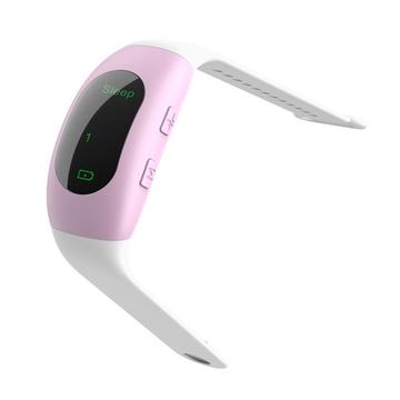 CES Mikrostrøms søvnhjælp-armbånd med 3 tilstande og automatisk timer - Pink