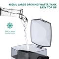 CF-002T Bærbar bordmodel luftkøler - USB, berøringsbetjening, 480ml vandbeholder - hvid