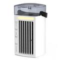 CF-002T Bærbar bordmodel luftkøler - USB, berøringsbetjening, 480ml vandbeholder - hvid