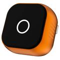 CP031-1 2-i-1 trådløs CarPlay- og Android Auto-adapter - orange / sort
