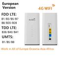 CPF101-E8 4G LTE WiFi-router / mobilt SIM-kort-hotspot med 3 LAN-porte