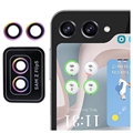 Samsung Galaxy Z Flip5 Kamera Linse Hærdet Glas Beskytter - Farverig