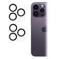 iPhone 14 Pro/14 Pro Max Kamera Linse Hærdet Glas Beskytter - 2 Stk. - Sort