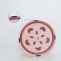 Candy farvet skridsikker slow feeder hundeskål - pink