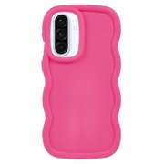 Samsung Galaxy A36/A56 Candy Color Wavy TPU Cover - Hot Pink