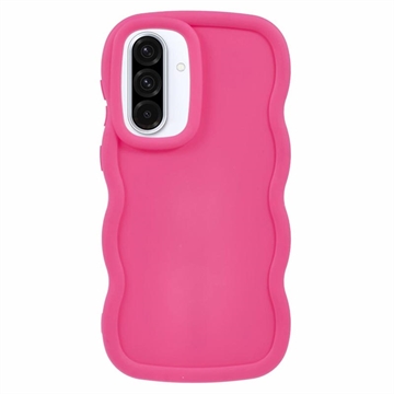 Samsung Galaxy A36/A56 Candy Color Wavy TPU Cover - Hot Pink