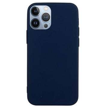 Candy Color iPhone 14 Pro TPU Cover - Mørkeblå