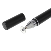 Universal kapacitiv Stylus Pen med præcisions spids - 126mm - Sort