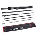 Capici carbon Teleskob fiskestang 128g / 2.1m - Casting