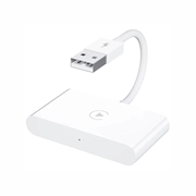 CarPlay Trådløs Adapter til iOS - USB, USB-C - Hvid