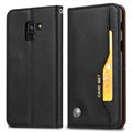 Kort sæt Serie Samsung Galaxy A8 (2018) Flip Cover med Pung - Sort