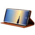 Kort sæt Series Samsung Galaxy Note9 Flip Cover med Pung - Brun