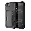iPhone 7/8/SE (2020)/SE (2022) Kortholder Hybrid Cover - Sort