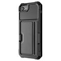iPhone 7/8/SE (2020)/SE (2022) Kortholder Hybrid Cover - Sort