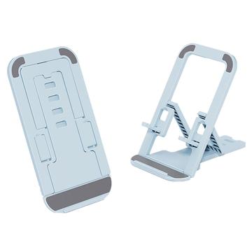 Sammenklappelig Mobilholder i Kortstil - blå