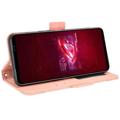Asus ROG Phone 6/6 Pro Pung Cover med Kortholder - Pink
