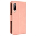 HTC Desire 22 Pro Pung Cover med Kortholder - Pink