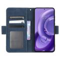 Motorola Edge 30 Neo Pung Cover med Kortholder - Blå