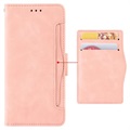 Motorola Moto E20 Pung Cover med Kortholder - Pink