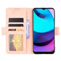 Motorola Moto E20 Pung Cover med Kortholder - Pink