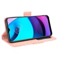 Motorola Moto E20 Pung Cover med Kortholder - Pink