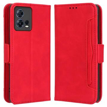 Motorola Moto S30 Pro/Edge 30 Fusion Pung Cover med Kortholder - Rød