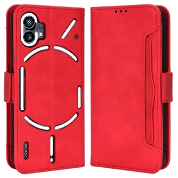 Nothing Phone (1) Pung Cover med Kortholder - Rød