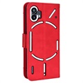 Nothing Phone (1) Pung Cover med Kortholder - Rød