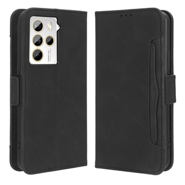 HTC U23/U23 Pro Pung Cover med Kortholder - Sort