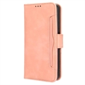 HTC U23/U23 Pro Pung Cover med Kortholder - Pink