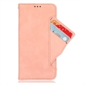 HTC U23/U23 Pro Pung Cover med Kortholder - Pink