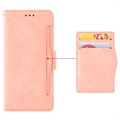 HTC U23/U23 Pro Pung Cover med Kortholder - Pink