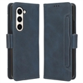 Samsung Galaxy Z Fold5 Pung Cover med Kortholder - Blå