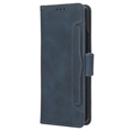 Samsung Galaxy Z Fold5 Pung Cover med Kortholder - Blå