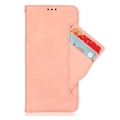 Samsung Galaxy Z Fold5 Pung Cover med Kortholder - Pink