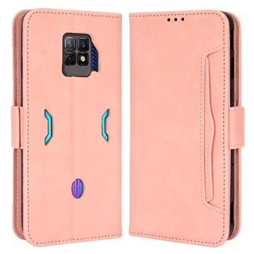 ZTE nubia Red Magic 7S Pro Pung Cover med Kortholder - Pink