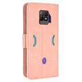 ZTE nubia Red Magic 7S Pro Pung Cover med Kortholder - Pink