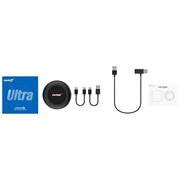 Carlinkit TBOX ULTRA 3 trådløs CarPlay- og Android Auto-adapter - sort